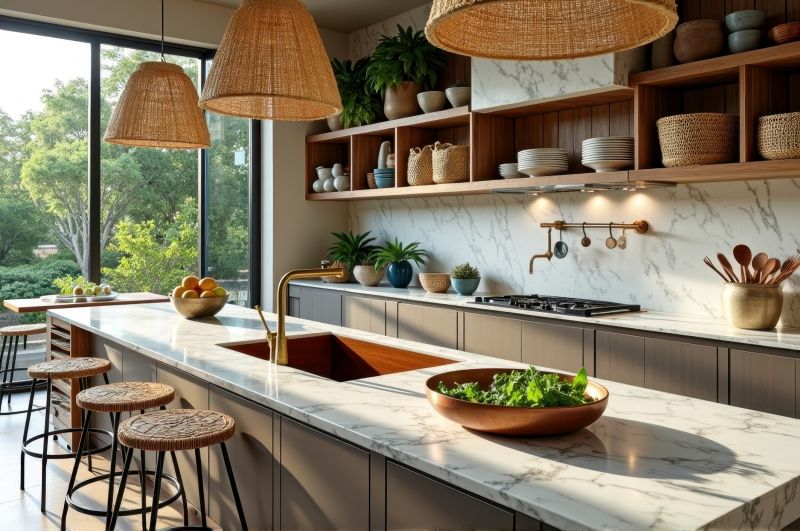 Marble Slab Installation detail