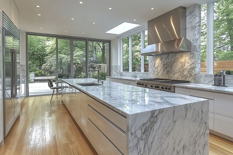 Marble Slab Installation detail