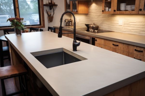 Poured Countertop Installation in Acworth